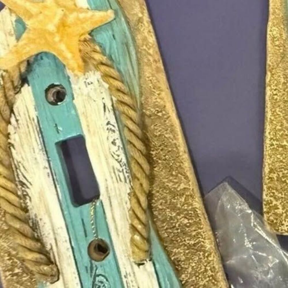 Beach Flip Flop Starfish Single Toggle Light Switch Cover